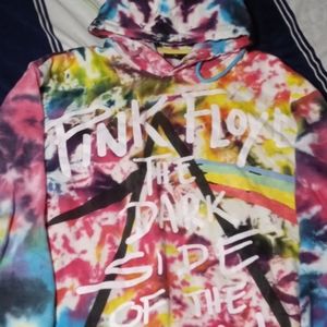 Large women tie dyed Hoodie.